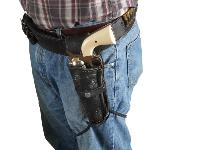 Hand-Tooled Leather Holster,, Image 4