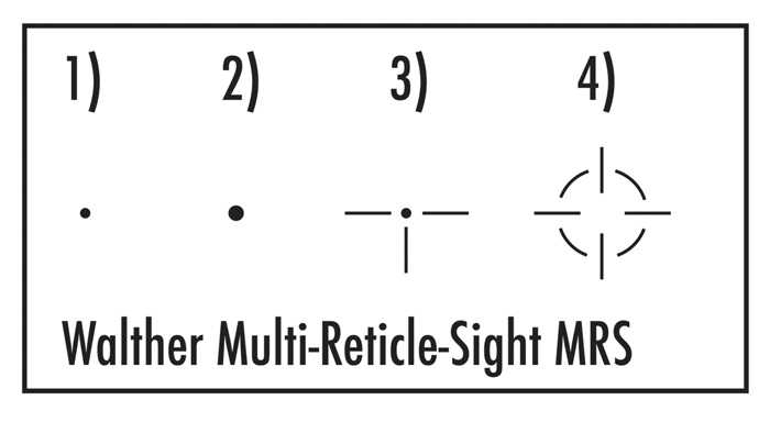 Walther Multi-Reticle Sight,, Image 2