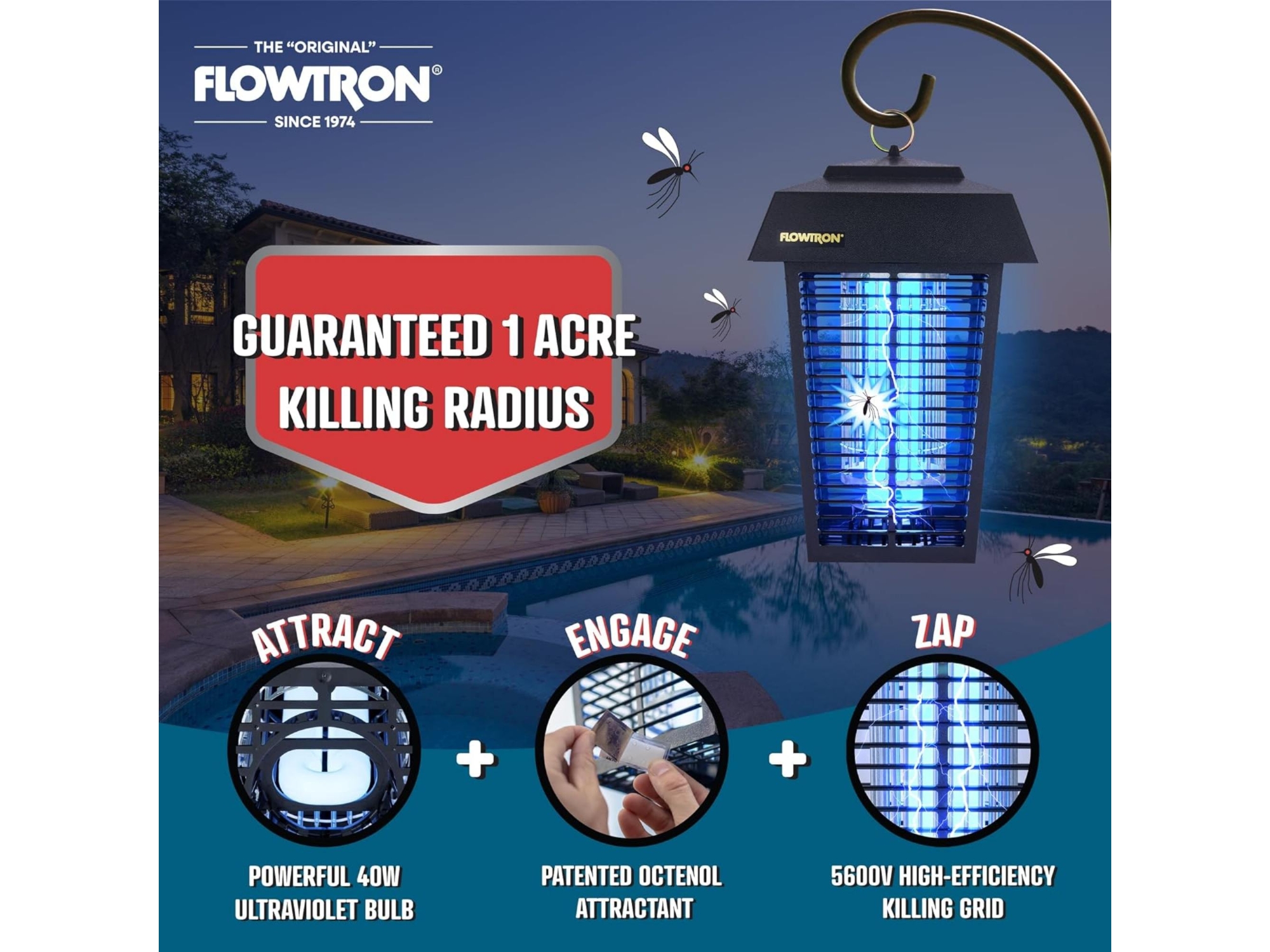 Flowtron Bug Zapper,, Image 2