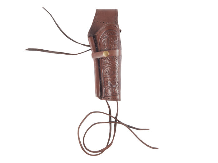 Hand-Tooled Leather Holster, 6