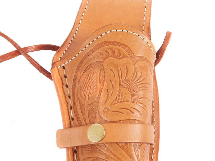 Hand-Tooled Leather Holster,, Image 3