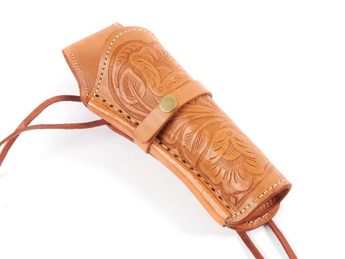 Hand-Tooled Leather Holster,, Image 5