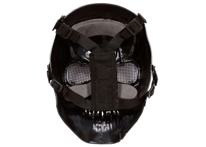 Bravo Tactical Full Face Skull Mask, Black | Pyramyd Air