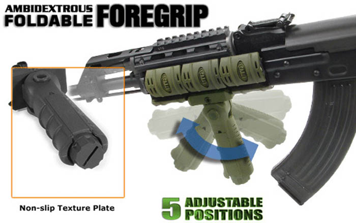 UTG Ambidextrous Foldable, Image 2
