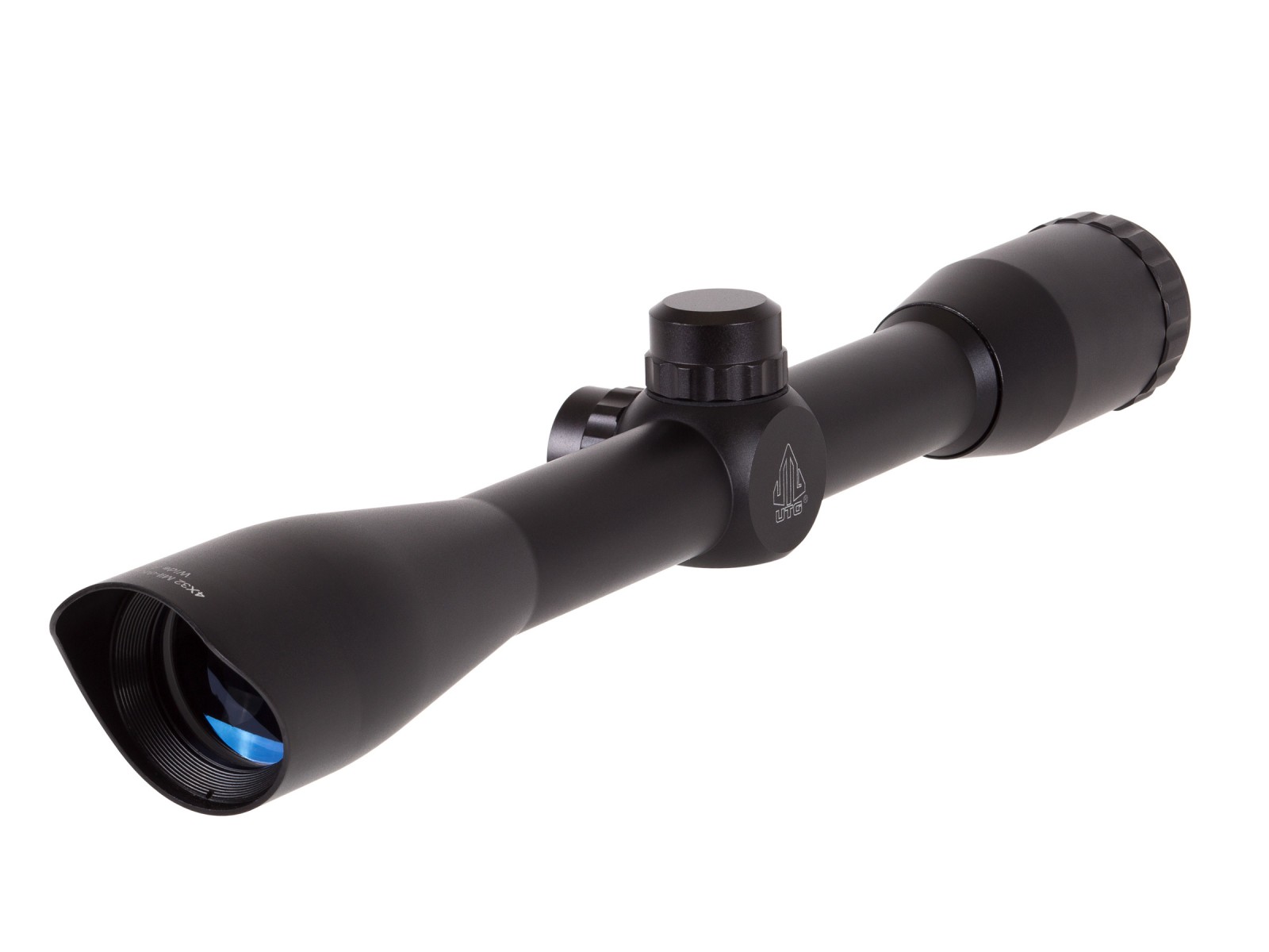Leapers UTG 4x32 Rifle Scope, MilDot Reticle, 1/4 MOA, 1" Tube, 3/8
