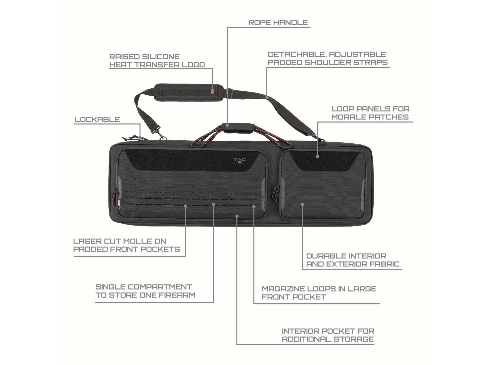 Allen Tac-Six Lockable, Image 2